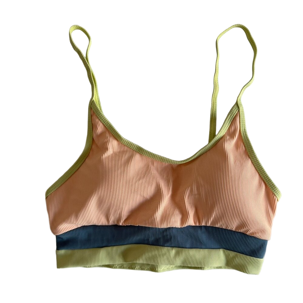 Women's NEW Colorblock 2 Piece Bikini Swimsuit Swimwear Size Medium #26013 - Picture 2 of 9